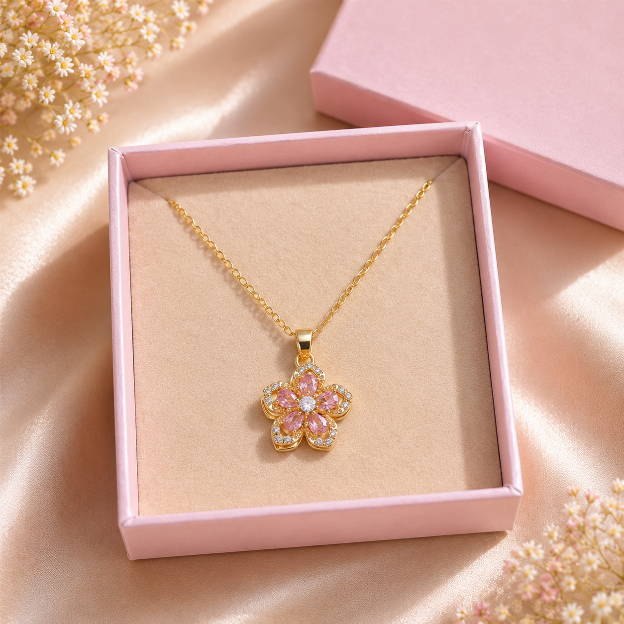 IRIDORI Blossom Spin Necklace