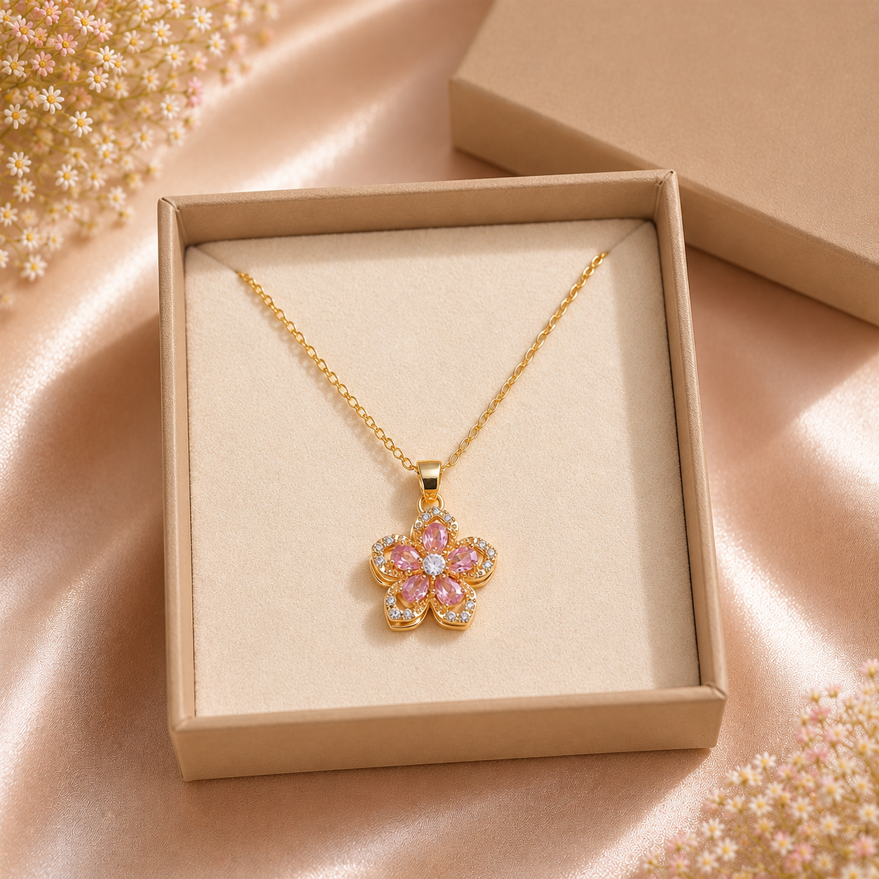 IRIDORI Blossom Spin Necklace