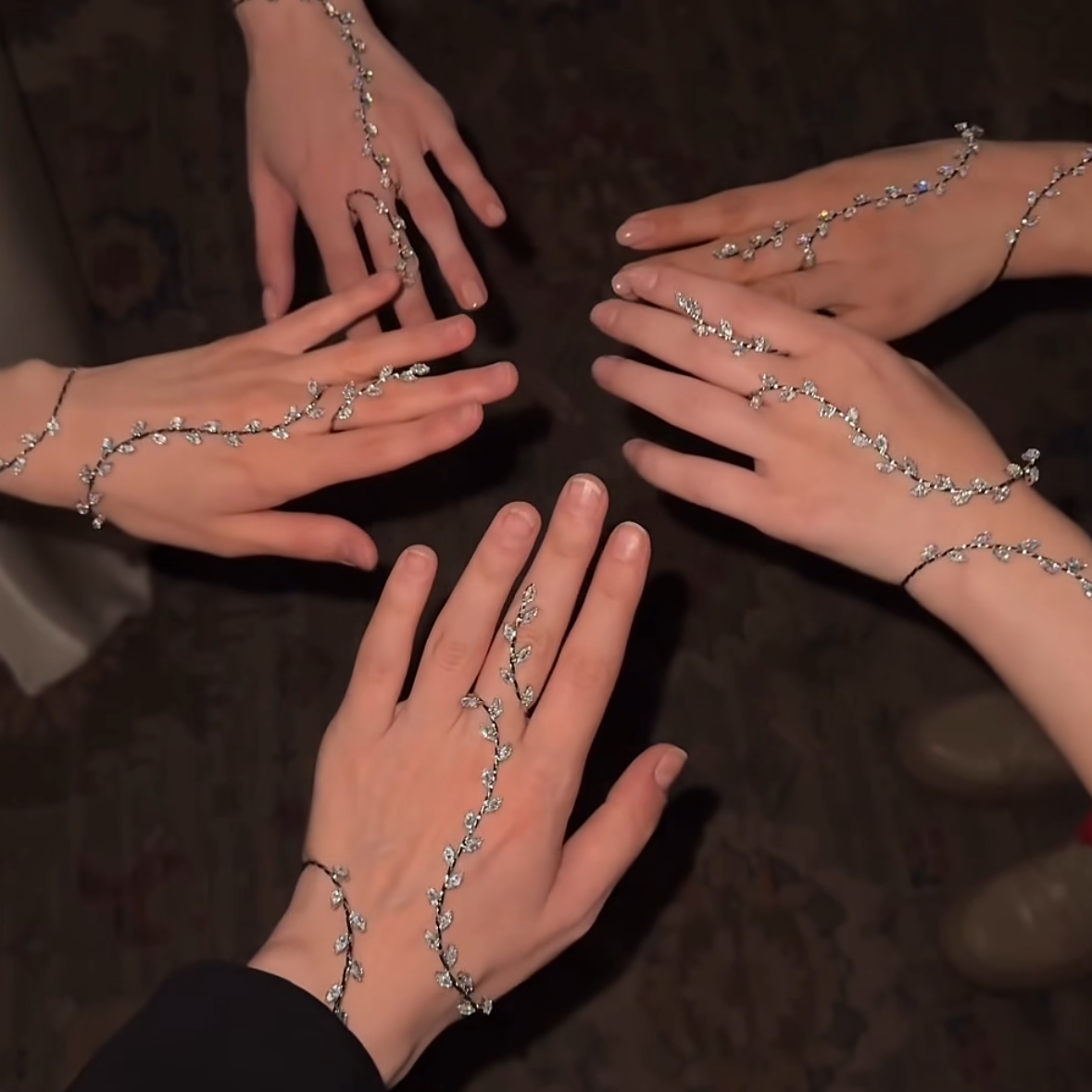 Aurora Mist Hand Jewellery