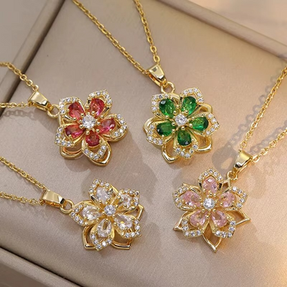 IRIDORI Blossom Spin Necklace