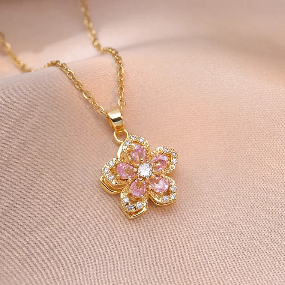 IRIDORI Blossom Spin Necklace